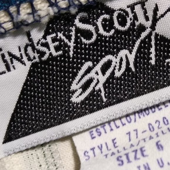 Vintage Lindsey Scott Sport Striped Skirt and Jacker - Picture 7 of 7